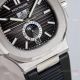 TW Factory V2 Patek Philippe Moon Nautilus 324 Copy Watch Greyish Black Dial &Rubber Strap (3)_th.jpg